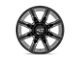 Moto Metal Spider Gloss Black Milled 5-Lug Wheel; 20x9; 0mm Offset (02-08 RAM 1500, Excluding Mega Cab)