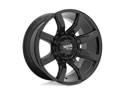 Moto Metal Spider Gloss Black 5-Lug Wheel; 20x9; 0mm Offset (02-08 RAM 1500, Excluding Mega Cab)