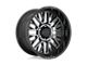 Moto Metal Warlock Gloss Black Machined with Gray Tint 5-Lug Wheel; 20x10; -18mm Offset (02-08 RAM 1500, Excluding Mega Cab)