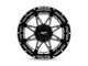 Moto Metal Hydra Gloss Black Milled 8-Lug Wheel; 20x10; -18mm Offset (03-09 RAM 2500)