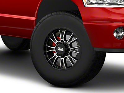 Moto Metal Legacy Gloss Black Machined 8-Lug Wheel; 17x9; 20mm Offset (03-09 RAM 2500)