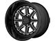 Moto Metal MO801 Phantom Gloss Black with Gray Tint 8-Lug Wheel; 20x12; -44mm Offset (03-09 RAM 2500)