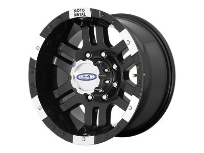 Moto Metal MO951 Gloss Black Machined 8-Lug Wheel; 18x9; -12mm Offset (03-09 RAM 2500)