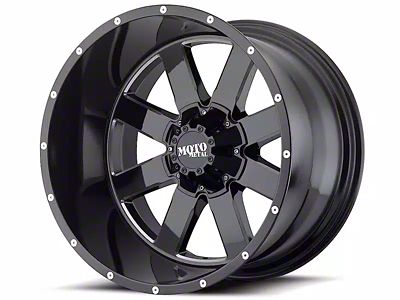 Moto Metal MO962 Gloss Black Milled 8-Lug Wheel; 18x12; -44mm Offset (03-09 RAM 2500)