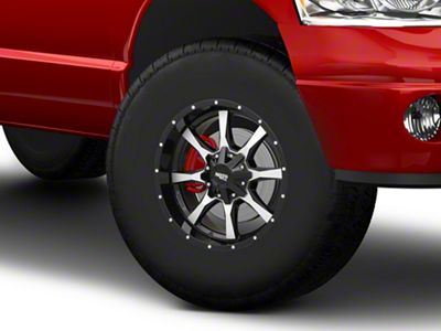 Moto Metal MO970 Gloss Black Machined 8-Lug Wheel; 16x8; 0mm Offset (03-09 RAM 2500)