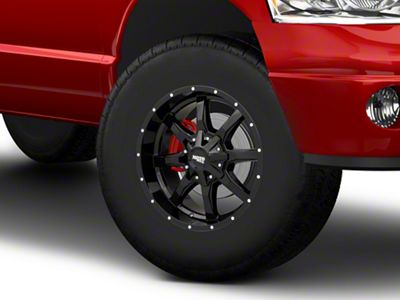 Moto Metal MO970 Gloss Black Milled 8-Lug Wheel; 17x9; -12mm Offset (03-09 RAM 2500)