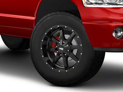 Moto Metal MO970 Gloss Black Milled 8-Lug Wheel; 18x10; -24mm Offset (03-09 RAM 2500)