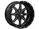 Moto Metal MO970 Semi Gloss Black Milled 8-Lug Wheel; 18x10; -24mm Offset (03-09 RAM 2500)