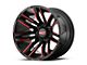 Moto Metal MO978 Razor Satin Black Machined with Red Tint 8-Lug Wheel; 20x10; -24mm Offset (03-09 RAM 2500)