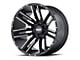 Moto Metal MO978 Razor Satin Black Machined 8-Lug Wheel; 20x10; -24mm Offset (03-09 RAM 2500)