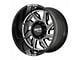 Moto Metal MO997 Hurricane Gloss Black Milled 8-Lug Wheel; Passenger Side; 20x12; -44mm Offset (03-09 RAM 2500)