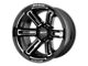 Moto Metal Rukus Gloss Black Milled 8-Lug Wheel; 20x9; 0mm Offset (03-09 RAM 2500)