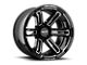 Moto Metal Rukus Gloss Black Milled 8-Lug Wheel; 20x9; 0mm Offset (03-09 RAM 2500)