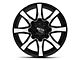 Moto Metal Spider Gloss Black Machined 8-Lug Wheel; 20x10; 12mm Offset (03-09 RAM 2500)
