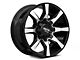 Moto Metal Spider Gloss Black Machined 8-Lug Wheel; 22x10; -18mm Offset (03-09 RAM 2500)