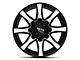 Moto Metal Spider Gloss Black Machined 8-Lug Wheel; 22x10; -18mm Offset (03-09 RAM 2500)