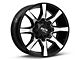 Moto Metal Spider Gloss Black Machined 8-Lug Wheel; 22x10; -18mm Offset (03-09 RAM 2500)