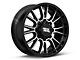 Moto Metal Legacy Gloss Black Machined 8-Lug Wheel; 20x10; -18mm Offset (03-09 RAM 3500 SRW)