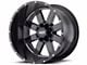 Moto Metal MO962 Gloss Black Milled 8-Lug Wheel; 18x12; -44mm Offset (03-09 RAM 3500 SRW)