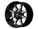 Moto Metal MO970 Gloss Black Milled 8-Lug Wheel; 20x10; -18mm Offset (03-09 RAM 3500 SRW)