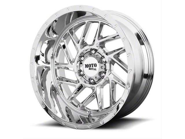 Moto Metal MO985 Breakout Chrome 8-Lug Wheel; 20x12; -44mm Offset (03-09 RAM 3500 SRW)