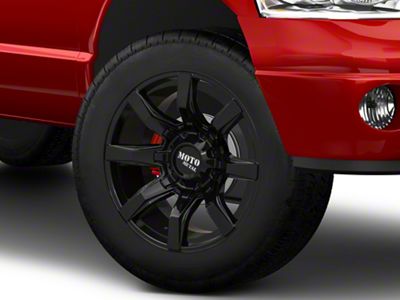 Moto Metal Spider Gloss Black 8-Lug Wheel; 20x10; -18mm Offset (03-09 RAM 3500 SRW)