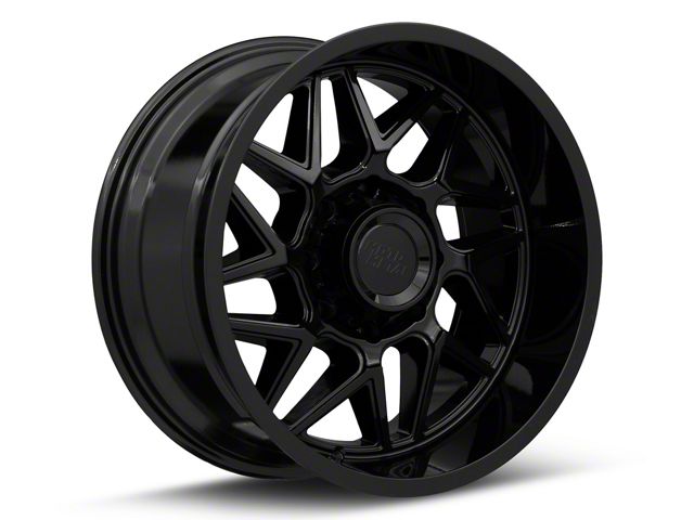 Moto Metal Turbine Gloss Black 8-Lug Wheel; 20x9; 20mm Offset (03-09 RAM 3500 SRW)