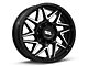 Moto Metal Turbine Gloss Black with Machined Face 8-Lug Wheel; 20x9; 1mm Offset (03-09 RAM 3500 SRW)