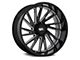 Moto Metal Combat Gloss Black Milled 6-Lug Wheel; 20x10; -18mm Offset (04-08 F-150)