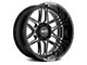 Moto Metal Folsom Gloss Black Milled 6-Lug Wheel; 20x10; -18mm Offset (04-08 F-150)