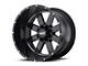 Moto Metal MO962 Gloss Black Milled 6-Lug Wheel; 18x12; -44mm Offset (04-08 F-150)