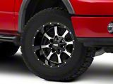 Moto Metal MO970 Gloss Black Machined 6-Lug Wheel; 18x10; -24mm Offset (04-08 F-150)