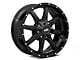 Moto Metal MO970 Gloss Black with Milled Lip 6-Lug Wheel; 20x10; -24mm Offset (04-08 F-150)