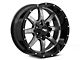 Moto Metal MO970 Gloss Gray Center with Gloss Black Lip 6-Lug Wheel; 20x10; -18mm Offset (04-08 F-150)