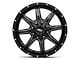 Moto Metal MO970 Semi Gloss Black Milled 6-Lug Wheel; 22x12; -44mm Offset (04-08 F-150)