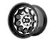 Moto Metal Rotary Gloss Black Machined 6-Lug Wheel; 20x9; 0mm Offset (04-08 F-150)