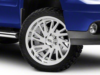 Moto Metal Combat Chrome 6-Lug Wheel; 22x12; -44mm Offset (07-13 Sierra 1500)