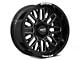 Moto Metal MO802 Gloss Black Milled 6-Lug Wheel; 22x10; -18mm Offset (07-13 Sierra 1500)