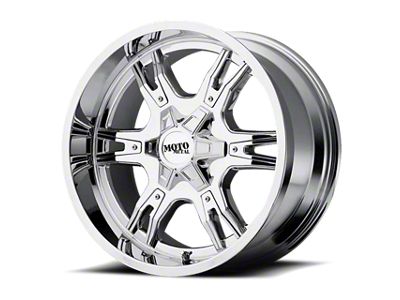 Moto Metal MO969 Chrome with Red and Black Accents 6-Lug Wheel; 18x10; -24mm Offset (07-13 Sierra 1500)