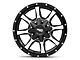 Moto Metal MO970 Gloss Black Machined 6-Lug Wheel; 17x9; 12mm Offset (07-13 Sierra 1500)