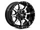 Moto Metal MO970 Gloss Black Machined 6-Lug Wheel; 18x10; -24mm Offset (07-13 Sierra 1500)