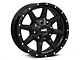 Moto Metal MO970 Gloss Black with Milled Lip 6-Lug Wheel; 17x8; 0mm Offset (07-13 Sierra 1500)