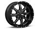 Moto Metal MO970 Semi Gloss Black Milled 6-Lug Wheel; 18x10; -24mm Offset (07-13 Sierra 1500)