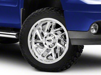 Moto Metal MO985 Breakout Chrome 6-Lug Wheel; 20x9; 18mm Offset (07-13 Sierra 1500)