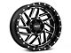 Moto Metal MO985 Breakout Gloss Black Machined 6-Lug Wheel; 20x10; -18mm Offset (07-13 Sierra 1500)