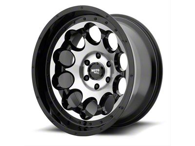 Moto Metal MO990 Rotary Gloss Black Machined 6-Lug Wheel; 20x9; 0mm Offset (07-13 Sierra 1500)