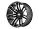 Moto Metal Razor Satin Black Machined 6-Lug Wheel; 18x10; -24mm Offset (07-13 Sierra 1500)