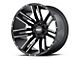 Moto Metal Razor Satin Black Machined 6-Lug Wheel; 18x9; 18mm Offset (07-13 Sierra 1500)