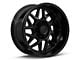 Moto Metal Turbine Gloss Black 6-Lug Wheel; 20x9; 20mm Offset (07-13 Sierra 1500)