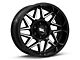 Moto Metal Turbine Gloss Black with Machined Face 6-Lug Wheel; 20x9; 20mm Offset (07-13 Sierra 1500)